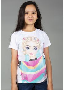Top Model TOPMODEL Mädchen T-Shirt "TOPModel", weiß, Basic, Gr. 128, Obermaterial: 100% Baumwolle, Shirts, mit tollem Frontmotiv