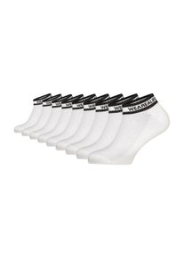 alife and kickin ALIFE & KICKIN Damen Sneakersocken "Damen 9 PACK - BayaAK", Gr. 35, weiß, 75% Baumwolle 20% Polyester 3% Polyamid 2% Elastan, Socken, kurze