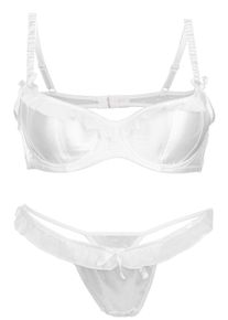 Family Trends Damen Set: Push-up-BH, Gr. 85, weiß, 85% Polyamid, 15% Elasthan, BH-Sets, mit BH und String