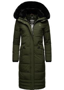 Navahoo Damen Wintermantel "Fahmiyaa", grün, modisch, Gr. XXL, Oberstoff: 100% Polyester, Futter: 100% Polyester, Wattierung: 100% Polyester,