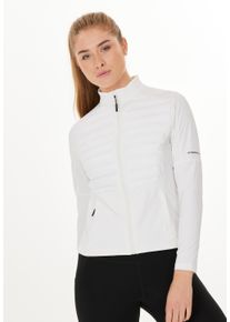 Endurance Damen Laufjacke "Beistyla", weiß, sportlich, Gr. 44, unifarben, kariert, 100% Nylon, Jacken, mit wasserdichter Funktion