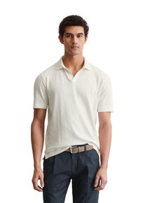 Marc O'Polo MARC O'POLO Herren Poloshirt "aus Bio-Baumwolle und Leinen", weiß, casual, Gr. XL, unifarben, Obermaterial: 80% Baumwolle, 20% Leinen, Shirts