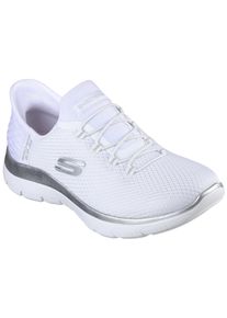 Skechers Damen Slip-On Sneaker "SUMMITS-DIAMOND DREAM", Gr. 43, weiß, Textil, sportlich, Schuhe, Schlupfschuh, Freizeitschuh mit praktischer Slip-Ins