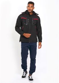 Arctic Seven Herren Softshelljacke "ASPierr", schwarz, Gr. XL, Obermaterial: 96% Polyester, 4% Elasthan; Innenmaterial: 100% Polyester, Jacken,