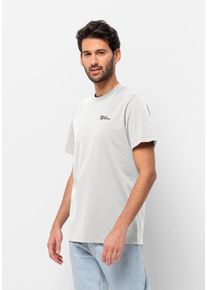 Jack Wolfskin Herren T-Shirt "ESSENTIAL T M", weiß, Gr. S, Obermaterial: 100% Cotton organic; Kontrast: 100% Cotton organic, Shirts