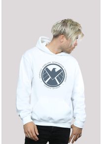 F4NT4STIC Herren Kapuzenpullover "Marvel Avengers Agent Of SHIELD", weiß, casual, Gr. XXXL, Obermaterial: 65% Baumwolle, 35% Polyester, Pullover,