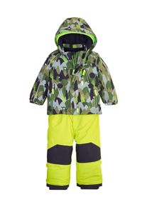 Kinder Skianzug "FISW 32 MNS JCKT AND PNTS", grün, sportlich, Gr. 86, FIRST INSTINCT BY Killtec, Oberstoff: 100% Polyester, Futter: 100% Polyester,
