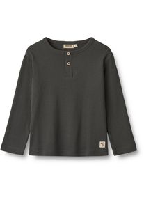 Wheat Jungen Langarmshirt "Wheat T-Shirt Langarm-Shirt Morris", grau, Gr. 128, 100% Bio-Baumwolle, Shirts