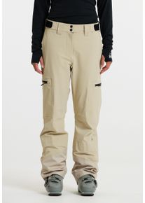 SOS Damen Schneehose "Lipno", weiß, sportlich, Gr. L, unifarben, 84% Nylon, 16% Elasthan, Hosen, mit dehnbarer und wasserabweisender