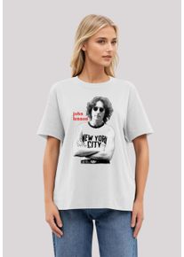 F4NT4STIC Damen T-Shirt "John Lennon", weiß, casual, Gr. M, Obermaterial: 100% Baumwolle, Shirts, Streetwear Fashion