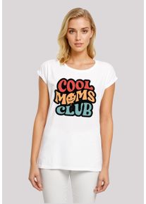 F4NT4STIC Damen T-Shirt "Cooler Moms Club Muttertag Retro Vibe", weiß, casual, Gr. XXXL, Obermaterial: 100% Baumwolle, Shirts, Premium Qualität