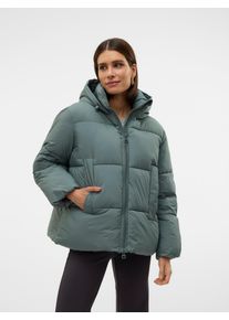 Véro Moda VERO MODA Damen Steppjacke "VMIDALINE JACKET BOO", grün, modisch, Gr. L, unifarben, Web, Steppware, Obermaterial: 100% Polyester, Jacken