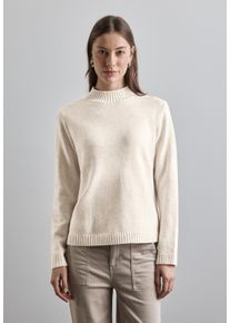 Street One Damen Strickpullover, weiß, casual, Gr. 46, unifarben, Stoff, Web, Feinstrick, 37% Polyacryl, 29% Baumwolle, 29% Polyester, 5% Nylon,