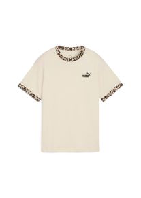 Puma Kinder T-Shirt "ESS GRAPHIC ANIMAL RELAXED TEE G", weiß, sportlich, Gr. 140, unifarben, Jersey, Obermaterial: 100% Baumwolle, Shirts