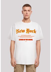 F4NT4STIC Herren T-Shirt "New York OVERSIZE TEE", weiß, casual, Gr. XL, Obermaterial: 100% Baumwolle, Shirts, Print