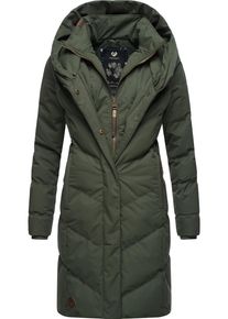 Ragwear Damen Steppmantel "Natalka", grün, modisch, Gr. XXXL, Außenmaterial: 100% Polyester, Innenfutter: 100% Polyester, Wattierung: 100% Polyester,