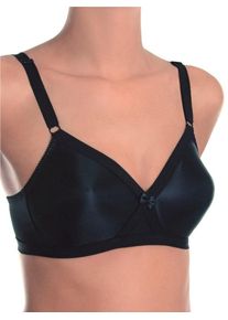 Sassa Mode SASSA Damen Bügelloser BH, Gr. 95, schwarz-weiß, 88% Polyamid, 12% Elasthan, BHs