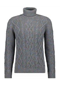 Ragman Herren Rollkragenpullover, grün, casual, Gr. M, 100% Baumwolle, Pullover