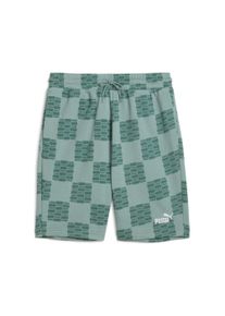 Puma Herren Trainingsshorts "UNITED AOP SHORTS 10" TR", grün, sportlich, Gr. S, bedruckt, Sweatware, Obermaterial: 68% Baumwolle, 32% Polyester, Hosen