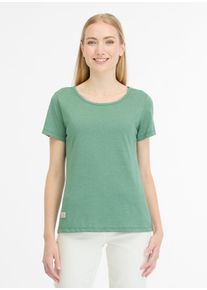 Ragwear Damen T-Shirt "MINTTA", grün, casual, Gr. XXL, unifarben, Jersey, Obermaterial: 50% Baumwolle, 50% Polyester, Shirts