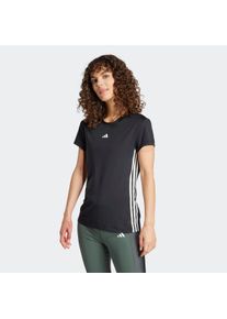 Damen T-Shirt "HYGLM T", schwarz-weiß, sportlich, Gr. XS, adidas Performance, Obermaterial: 88% Polyester, 12% Elasthan, Shirts