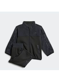 Kinder Trainingsanzug "POLAR FLEECE ST", grau, sportlich, Gr. 86, adidas originals, Obermaterial: 100% Polyester, Sportanzüge