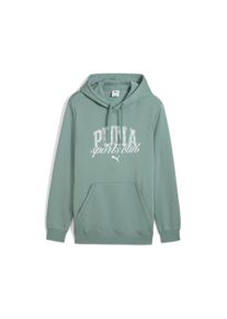 Puma Herren Kapuzensweatshirt "CLASS HOODIE FL", grün, sportlich, Gr. XXL, bedruckt, Fleece, Obermaterial: 66% Baumwolle, 34% Polyester, Sweatshirts