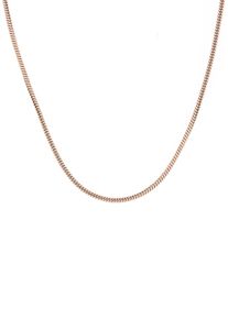 Firetti Damen Edelstahlkette "Schmuck Geschenk Schlangenkettengliederung, 1,5 mm breit", 80, Edelstahl, B: 1,5mm, rosa, Edelstahl, B:1,5mm,