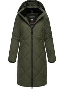 Ragwear Damen Steppmantel "Rebela", grün, modisch, Gr. XS, Obermaterial: 100% Polyester, Innenfutter: 100% Polyester, Wattierung: 100% Polyester,