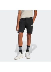 Kinder Shorts "J 3S KN SH 210", schwarz-weiß, sportlich, Gr. 128, adidas Sportswear, Obermaterial: 100% Baumwolle, Hosen
