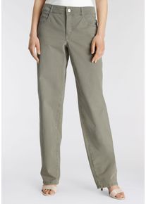MAC Damen Bequeme Jeans "Gracia", grün, feminin, Gr. 44, Denim/Jeans, Obermaterial: 98% Baumwolle, 2% Elasthan, Jeans, Passform feminine fit