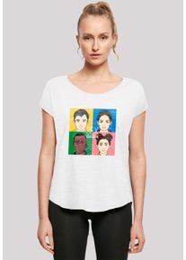 F4NT4STIC Damen T-Shirt "Sex Education Blur Cover Netflix TV Series", weiß, casual, Gr. XL, Obermaterial: 100% Baumwolle, Shirts, Premium Qualität