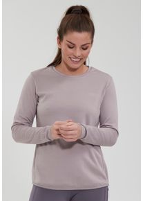 Endurance Herren Funktionsshirt "Leah", lila, casual, Gr. 42, meliert, 93% Polyester, 7% Elasthan, Shirts, mit reflektierenden Details
