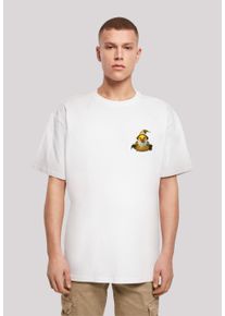 F4NT4STIC Herren T-Shirt "Rubber Duck Wizard OVERSIZE TEE", weiß, casual, Gr. XL, Obermaterial: 100% Baumwolle, Shirts, Print