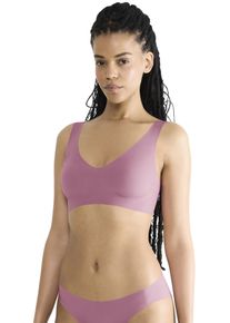 Sloggi Damen Bustier "ZERO Feel 2.0 Bralette", Gr. XXL, lila, Single Jersey, Obermaterial: 76% Polyamid, 24% Elasthan, modisch, BHs, nahtlos und