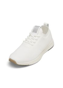 Marc O'Polo MARC O'POLO Herren Sneaker "aus recyceltem Polyester", Gr. 45, weiß, Obermaterial: 100% Polyester, unifarben, Schuhe