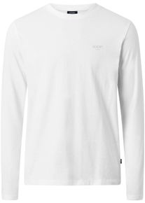 JOOP! JOOP JEANS Herren Langarmshirt "JJJ-33Alphis-L", weiß, Basic, Gr. XXL, unifarben, Jersey, Obermaterial: 100% Baumwolle, Shirts
