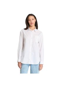 Timberland Damen Langarmhemd, weiß, casual, Gr. XS, Obermaterial: 100% Baumwolle, Hemden
