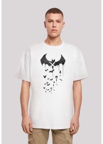 F4NT4STIC Herren T-Shirt "DC Comics Batman Arkham Bats X Drip", weiß, casual, Gr. XL, Obermaterial: 100% Baumwolle, Shirts, Print