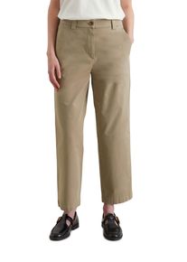 Marc O'Polo Damen Chinohose "aus Organic Cotton-Twill", grün, Gr. XXS, MARC O'POLO DENIM, unifarben, Obermaterial: 98% Baumwolle, 2% Elasthan, Hosen