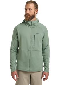 Jack Wolfskin Herren Fleecejacke "KOLBENBERG HOODED FZ M", grün, Gr. XXXL, Oberstoff: 92% POLYESTER, 8% ELASTHAN; Futter 1:00% POLYESTER, Jacken
