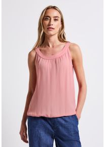 Street One Damen Trägertopblush peach, casual, Gr. 40, unifarben, Stoff, 95% Viskose, 5% Elasthan, Tops, mit Elastiksaum