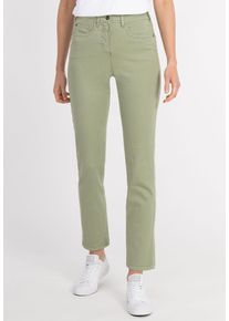 Recover Pants Damen 5-Pocket-Jeans "JIL", grün, casual, Gr. 36, unifarben, 91% Baumwolle;6% Polyester;3% Elasthan, Jeans, aus hochwertigem