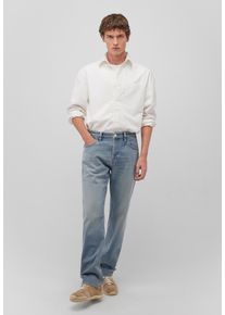 Mavi Herren Langarmhemd "POCKET SHIRT", weiß, Gr. XL, unifarben, 100% Baumwolle, Hemden, Pocket Shirt