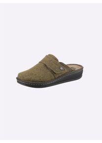 MUBB Damen Pantoffel, Gr. 36, grün, Wolle, Filz, sportlich, Schuhe
