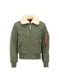 Herren Bomberjacke "Alpha Industries Men - Bomber Jackets Injector III", grün, Gr. M, Alpha Industries, Obermaterial: 100% Nylon, Futter: 100% Nylon,