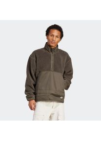 Herren Fleecepullover "P ESS FZ", grün, sportlich, Gr. M, adidas originals, Obermaterial: 100% Polyester, Sweatshirts