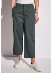 Street One Damen Chinohose, grün, casual, Gr. 32, unifarben, Web, 97% Baumwolle, 3% Elasthan, Hosen