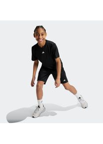 Kinder T-Shirt "J TR-ES T", schwarz-weiß, sportlich, Gr. 116, adidas Sportswear, Obermaterial: 100% Polyester, Shirts
