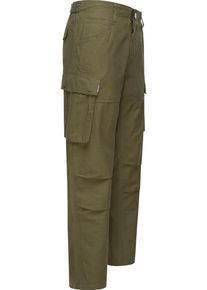 Ragwear Herren Cargohose "Merly Long Linen", grün, sportlich, Gr. 31, Material: 65% Baumwolle, 35% Leinen, Hosen, Lange luftige Herren Hose mit